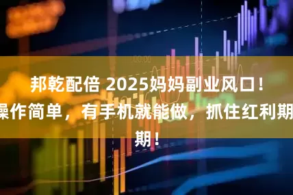 邦乾配倍 2025妈妈副业风口！操作简单，有手机就能做，抓住红利期！